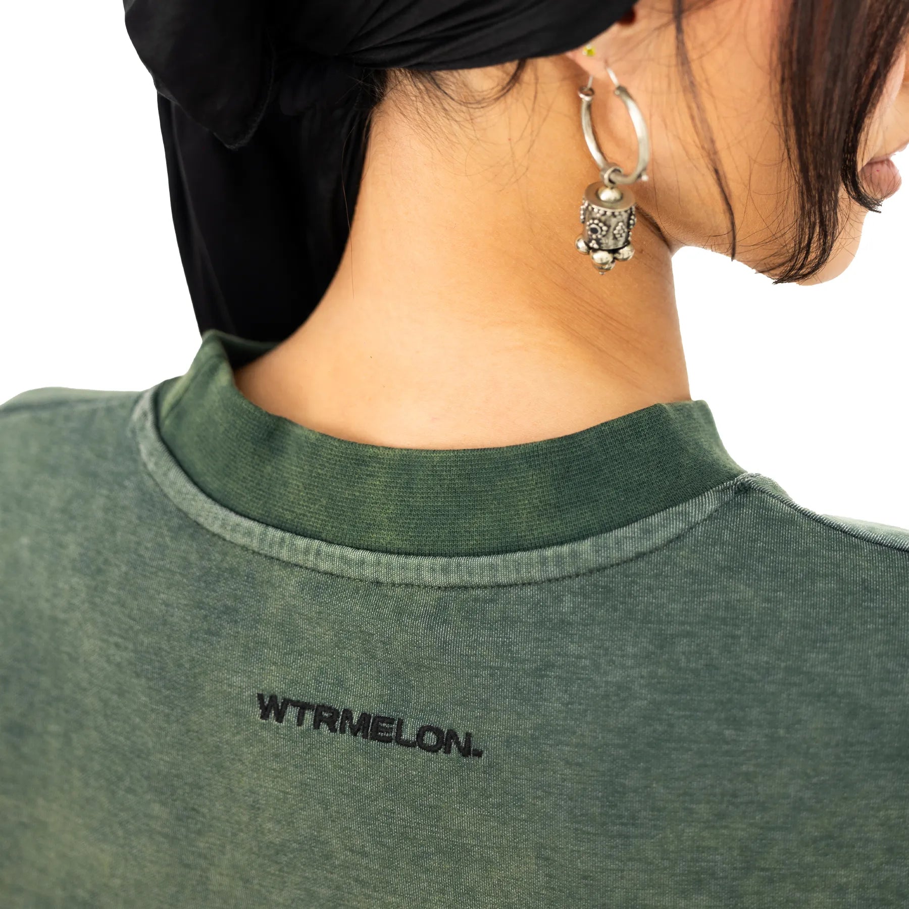 Om Lisa -Green Acid Washed