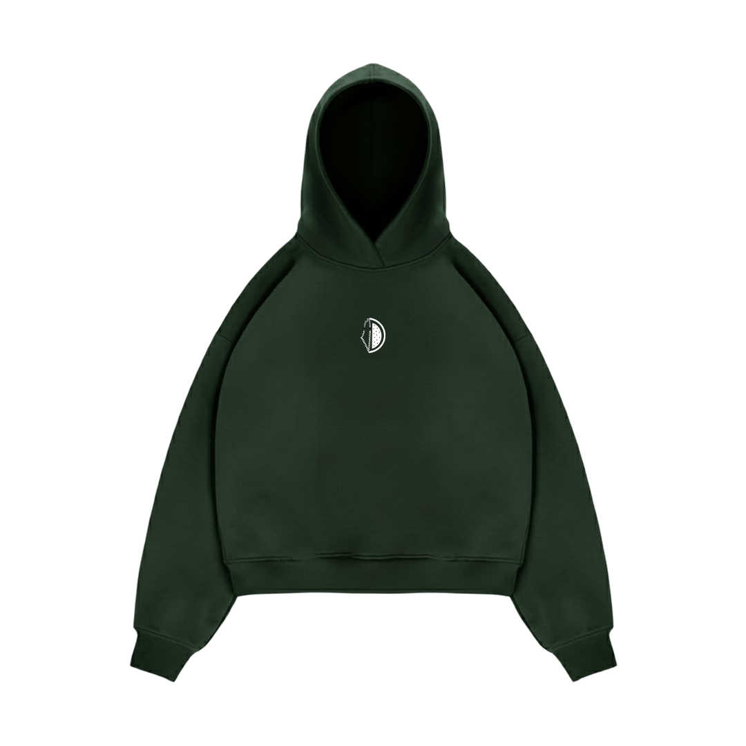 Om Lisa Hoodie Green | Cultural Streetwear for Palestine