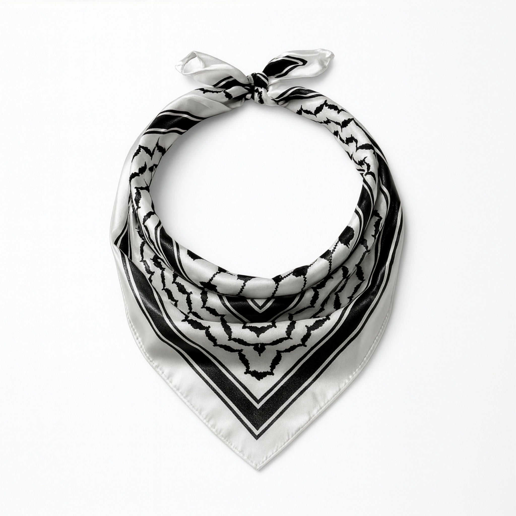 Kufiya Bandana Black Premium