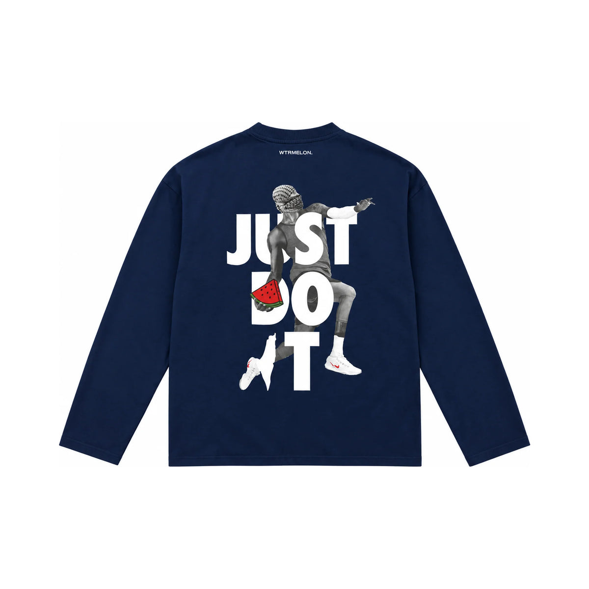 AI edited product illustration based on actual garment; back view