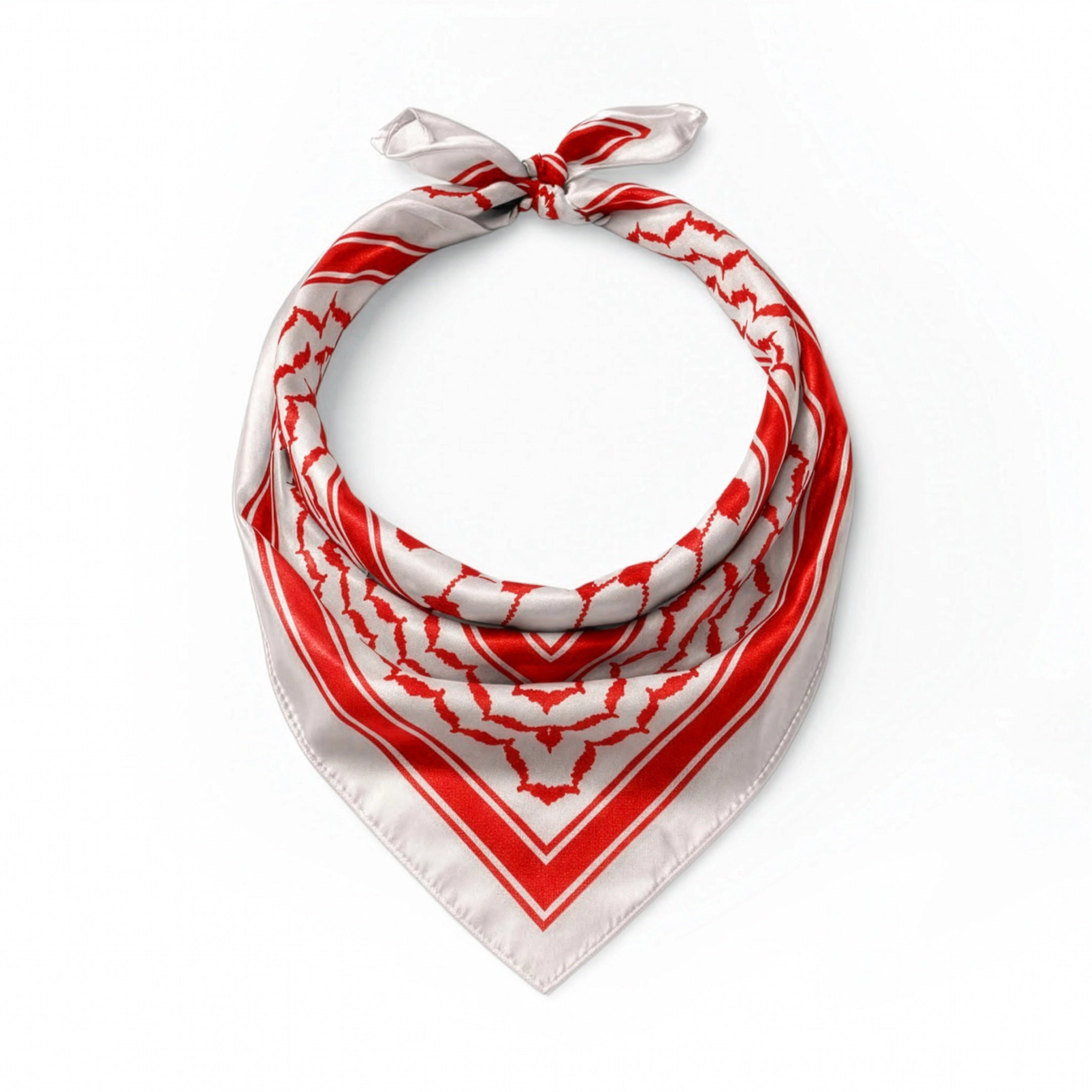 Kufiya Bandana Red Premium