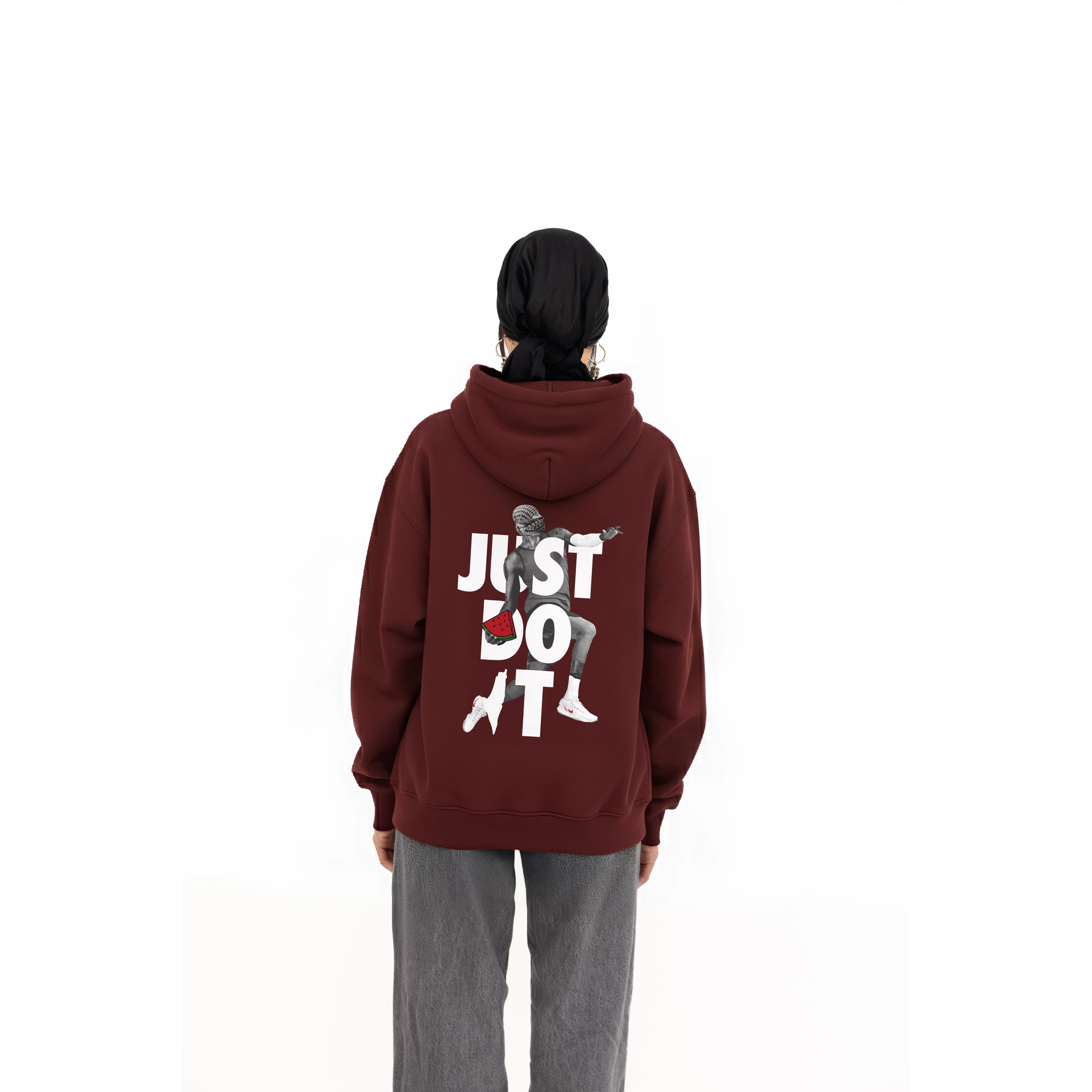 Just Remember Hoodie - Bordeaux