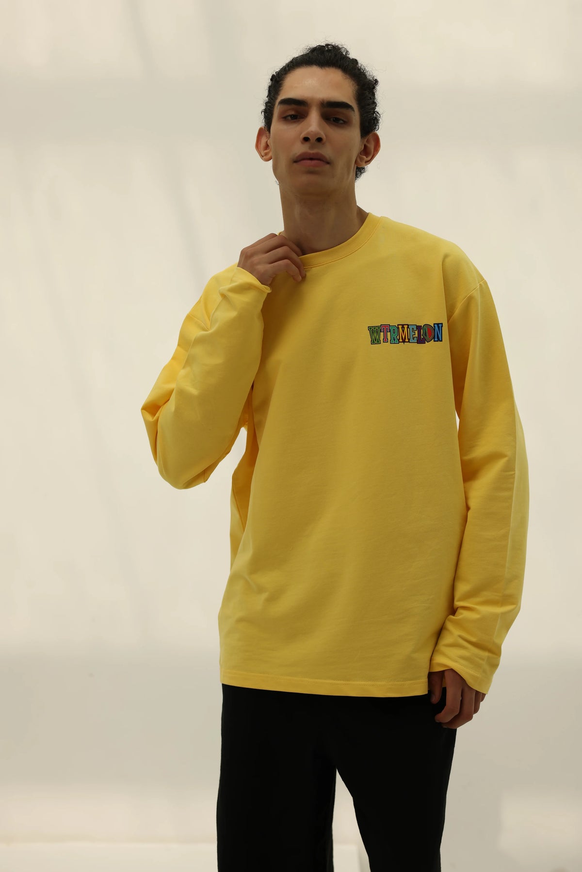 the-forbidden-phrase-v2-long-sleeve-yellow full studio photograph 1228