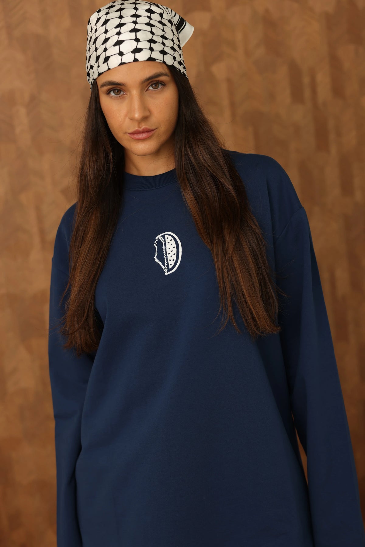 just-do-it-long-sleeve-navy full studio photograph 1268