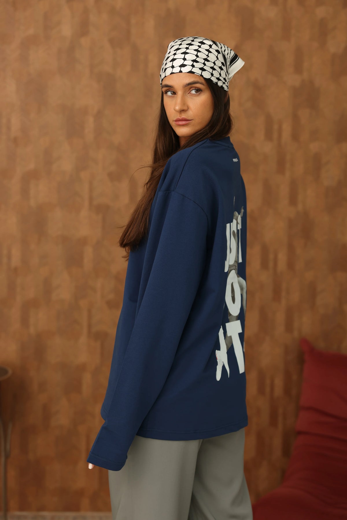 just-do-it-long-sleeve-navy full studio photograph 1390