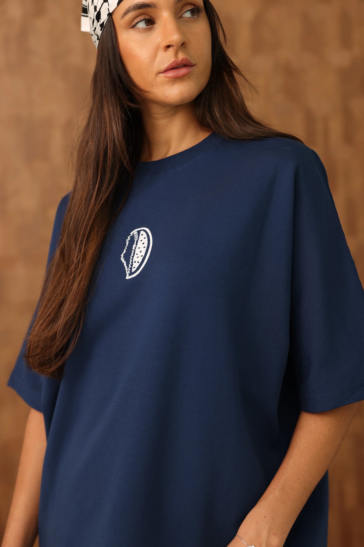 just-do-it-tee-navy full studio photograph 1454