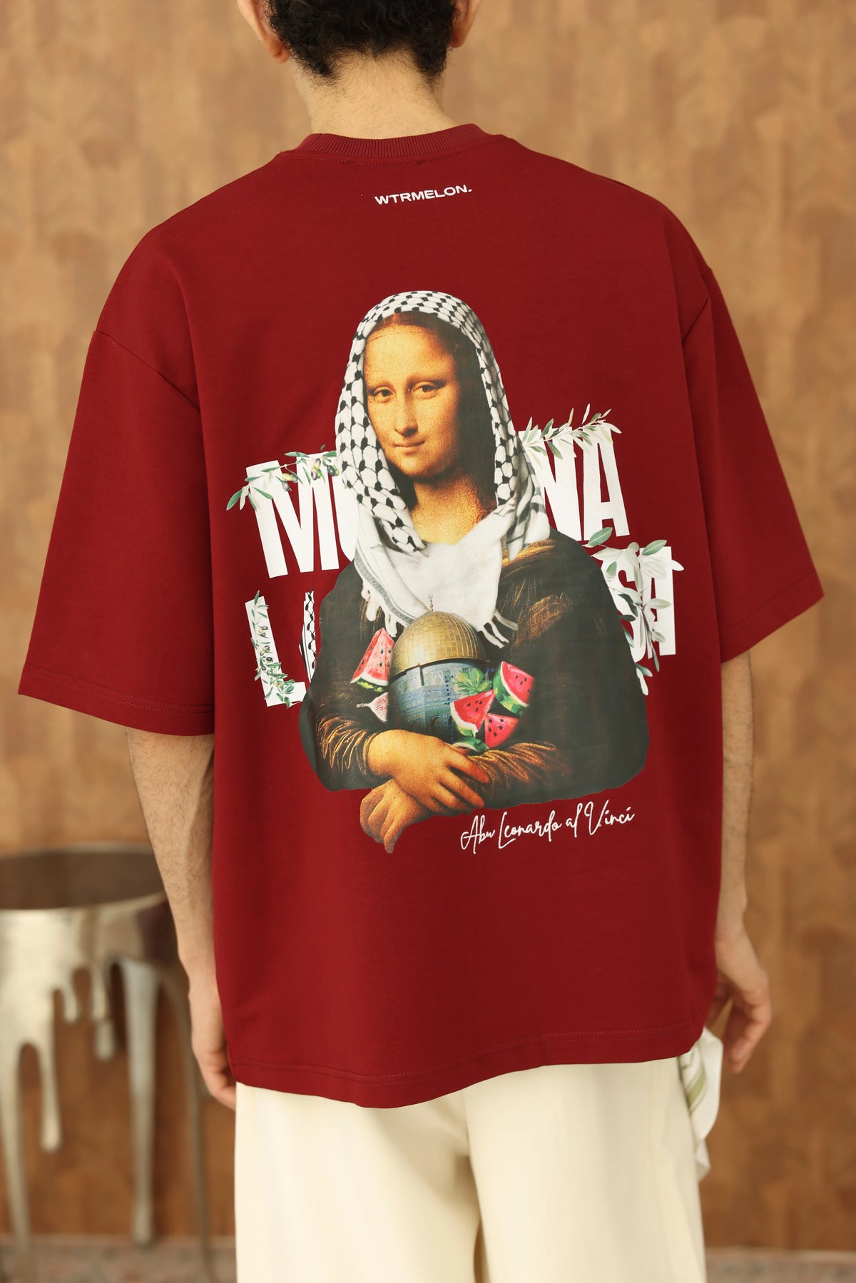 Mona Lisa Tee - Bordeaux full original studio photo 1493
