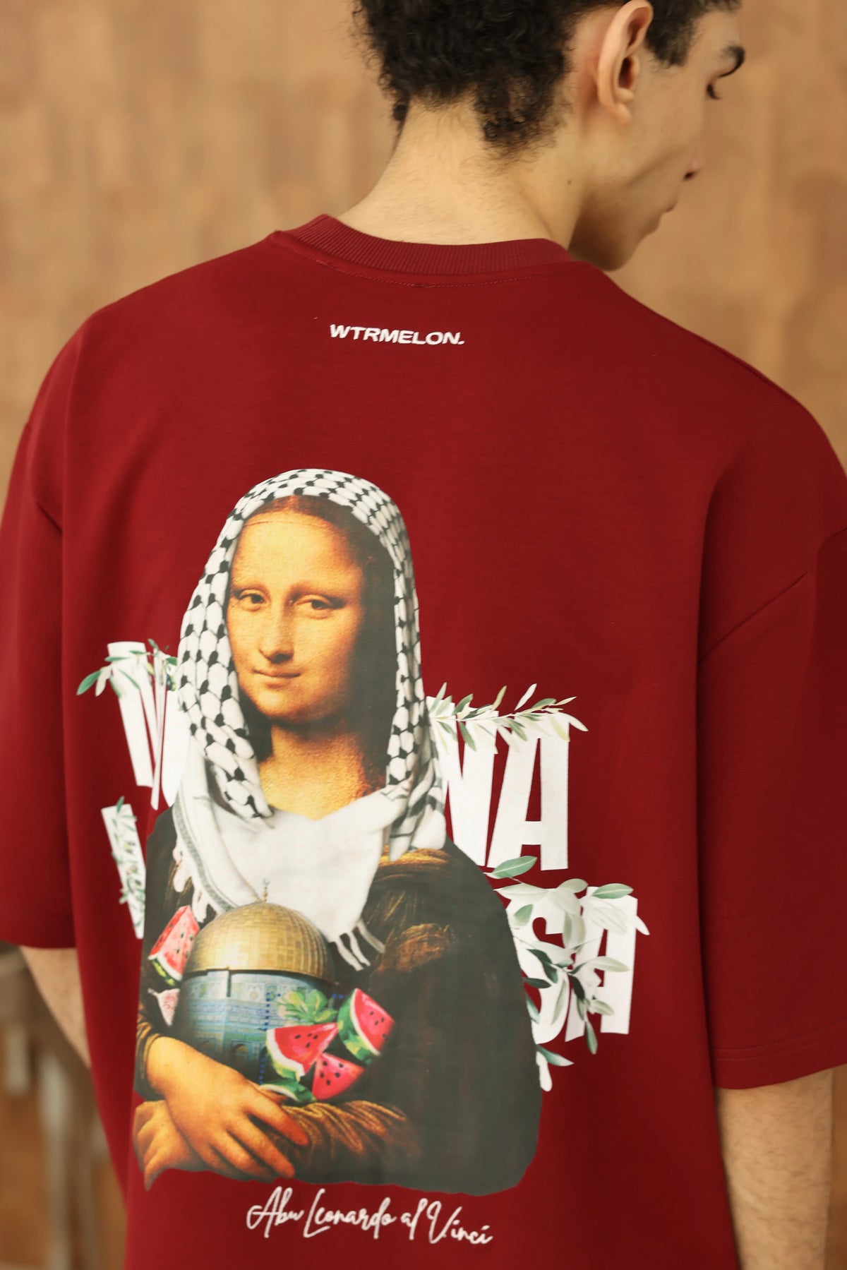 Mona Lisa Tee - Bordeaux full original studio photo 1495