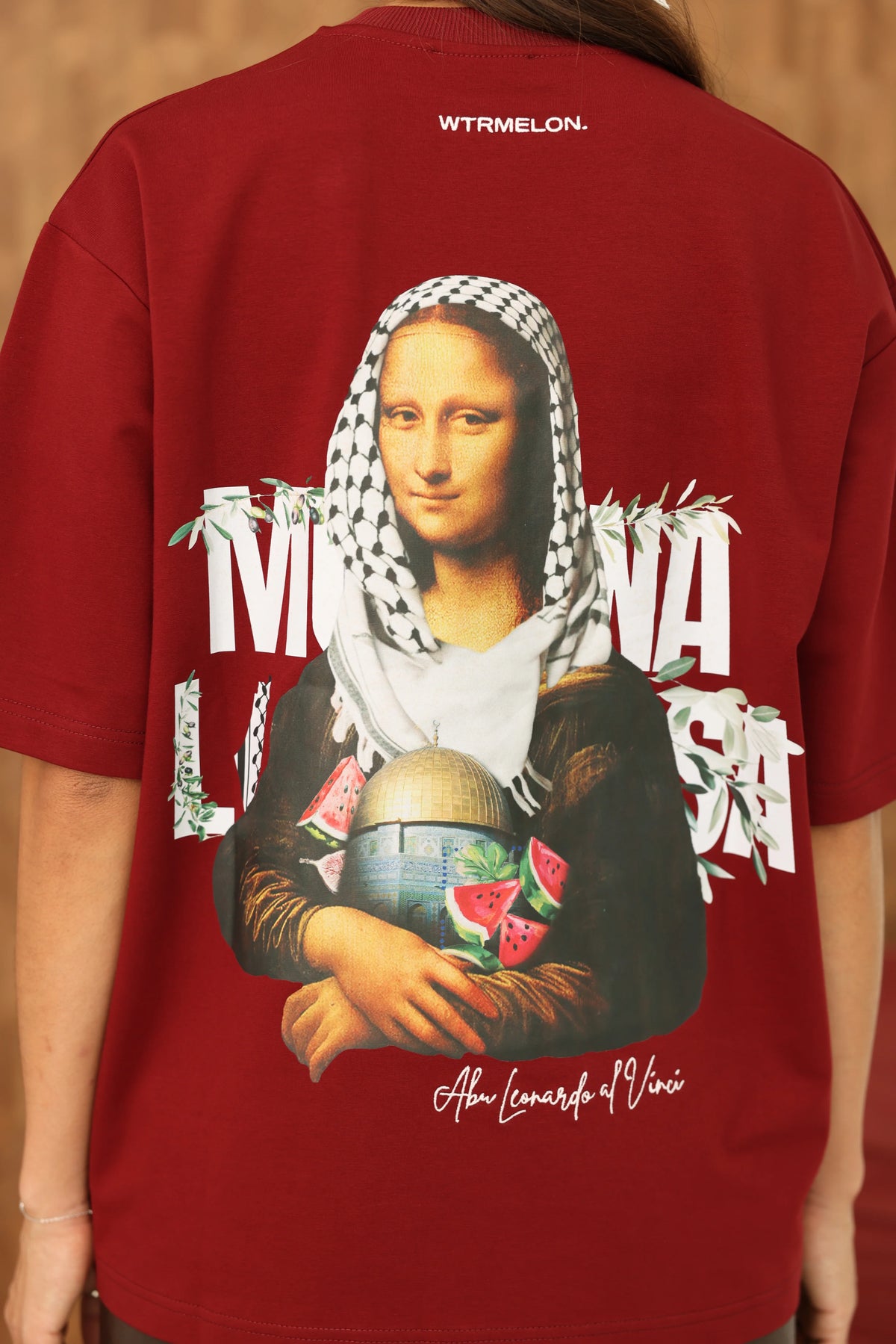 Mona Lisa Tee - Bordeaux full original studio photo 1585
