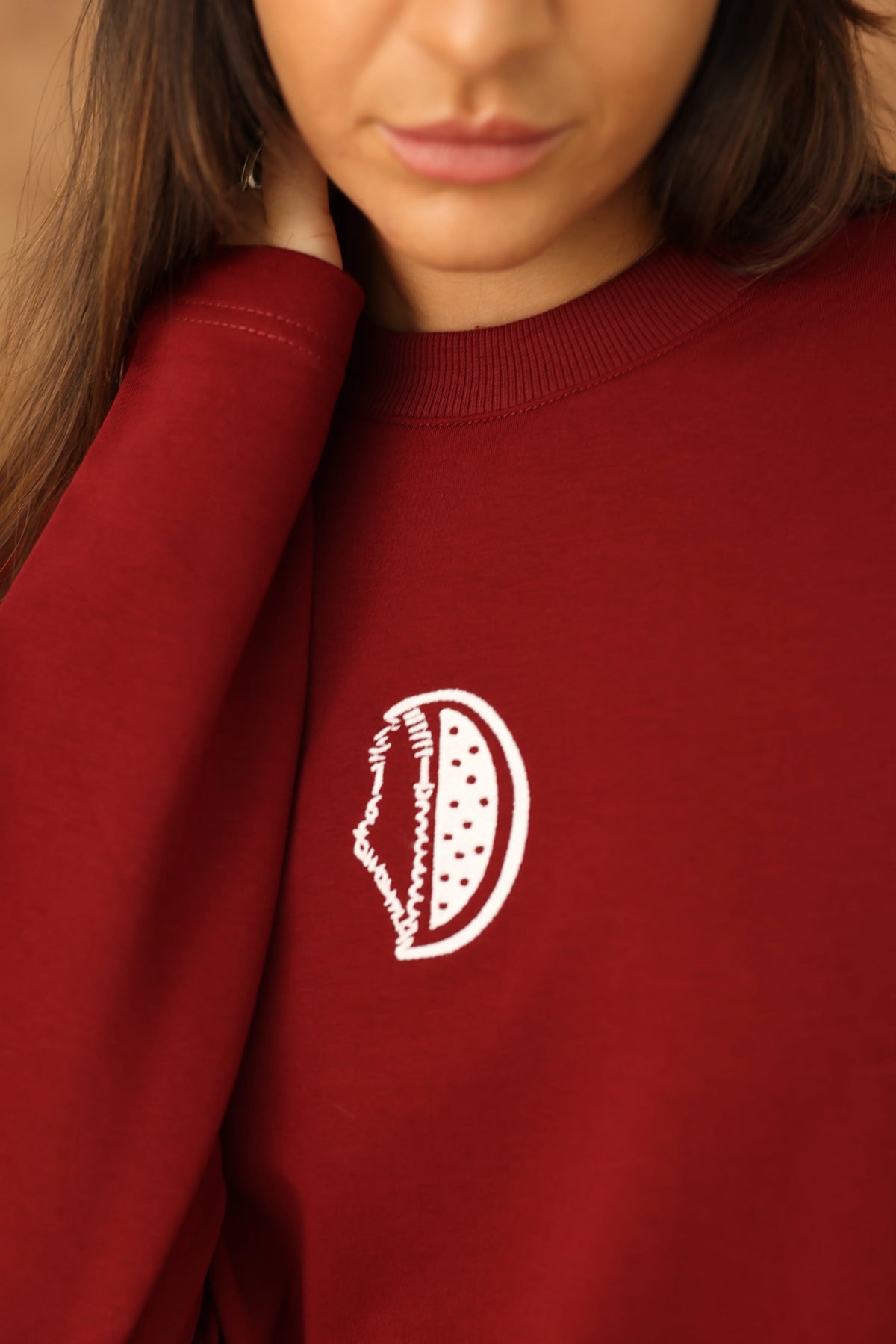 Mona Lisa Long Sleeve - Bordeaux full original studio photo 1659