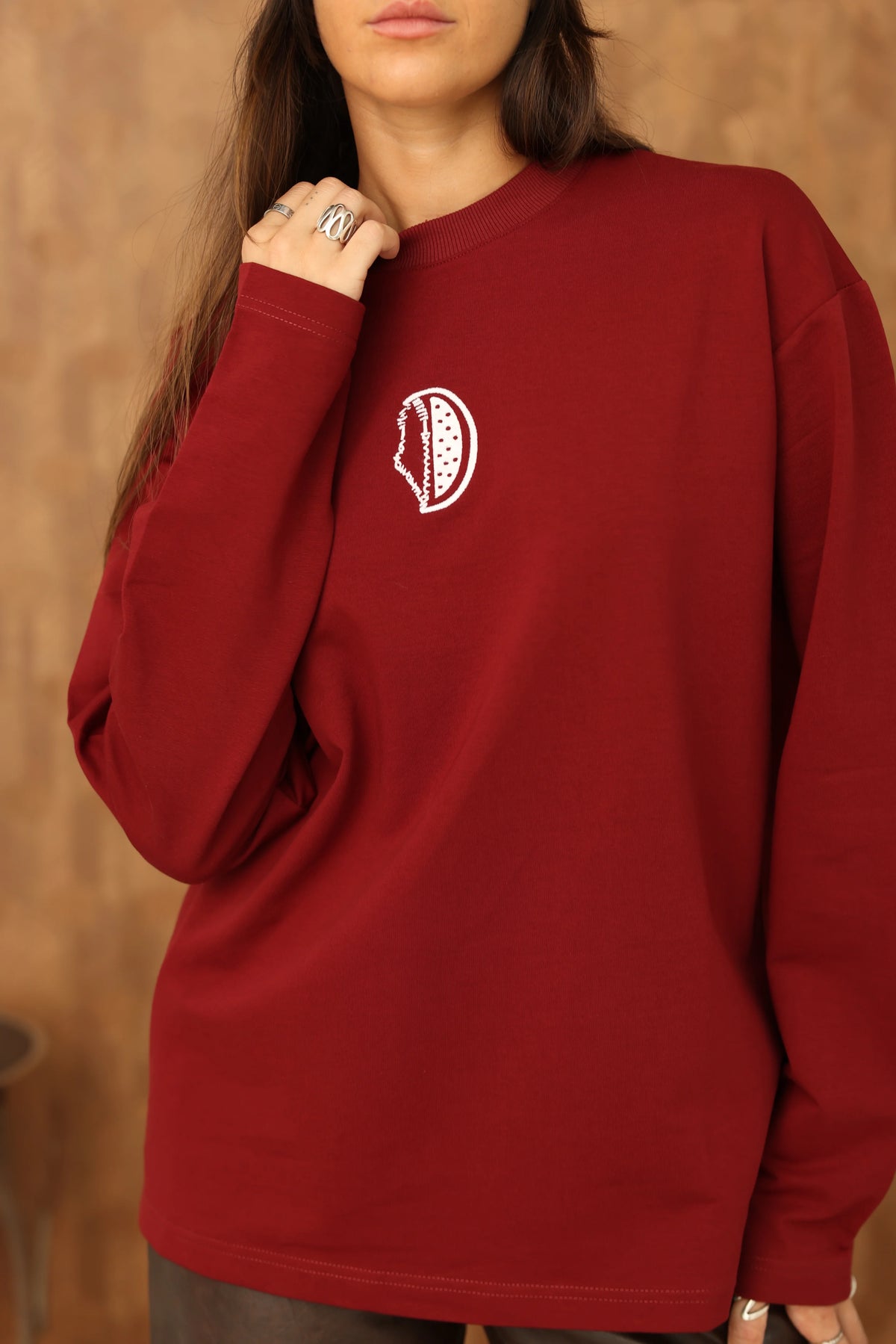 Mona Lisa Long Sleeve - Bordeaux full original studio photo 1664