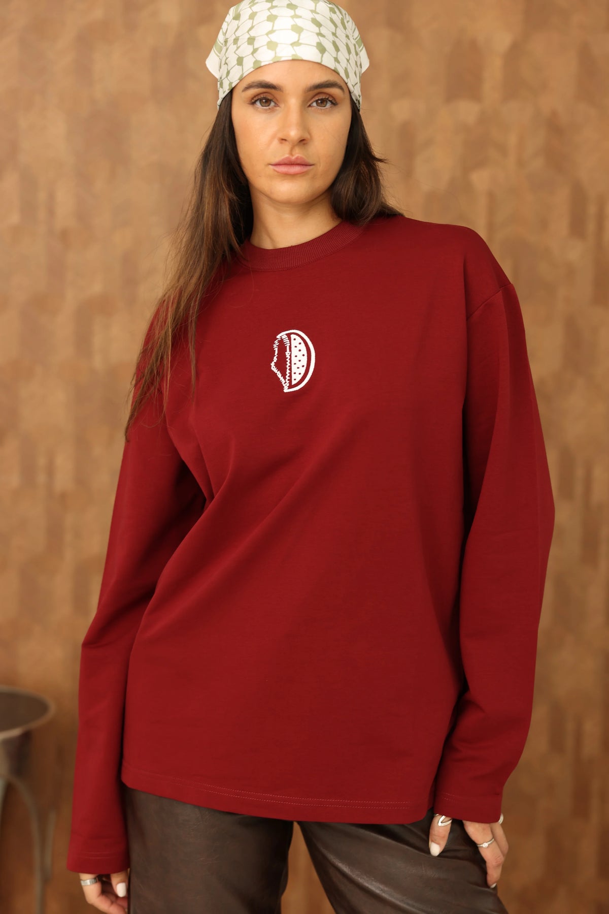 Mona Lisa Long Sleeve - Bordeaux full original studio photo 1666
