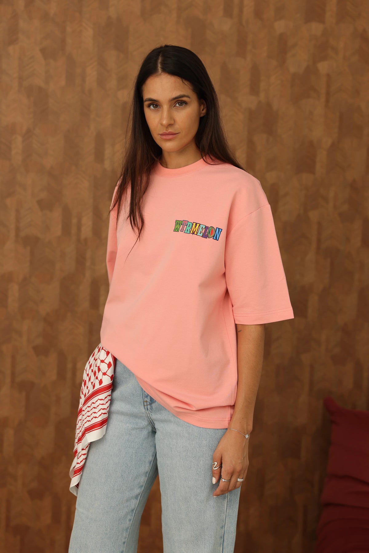 the-forbidden-phrase-v2-tee-coral full studio photograph 1708