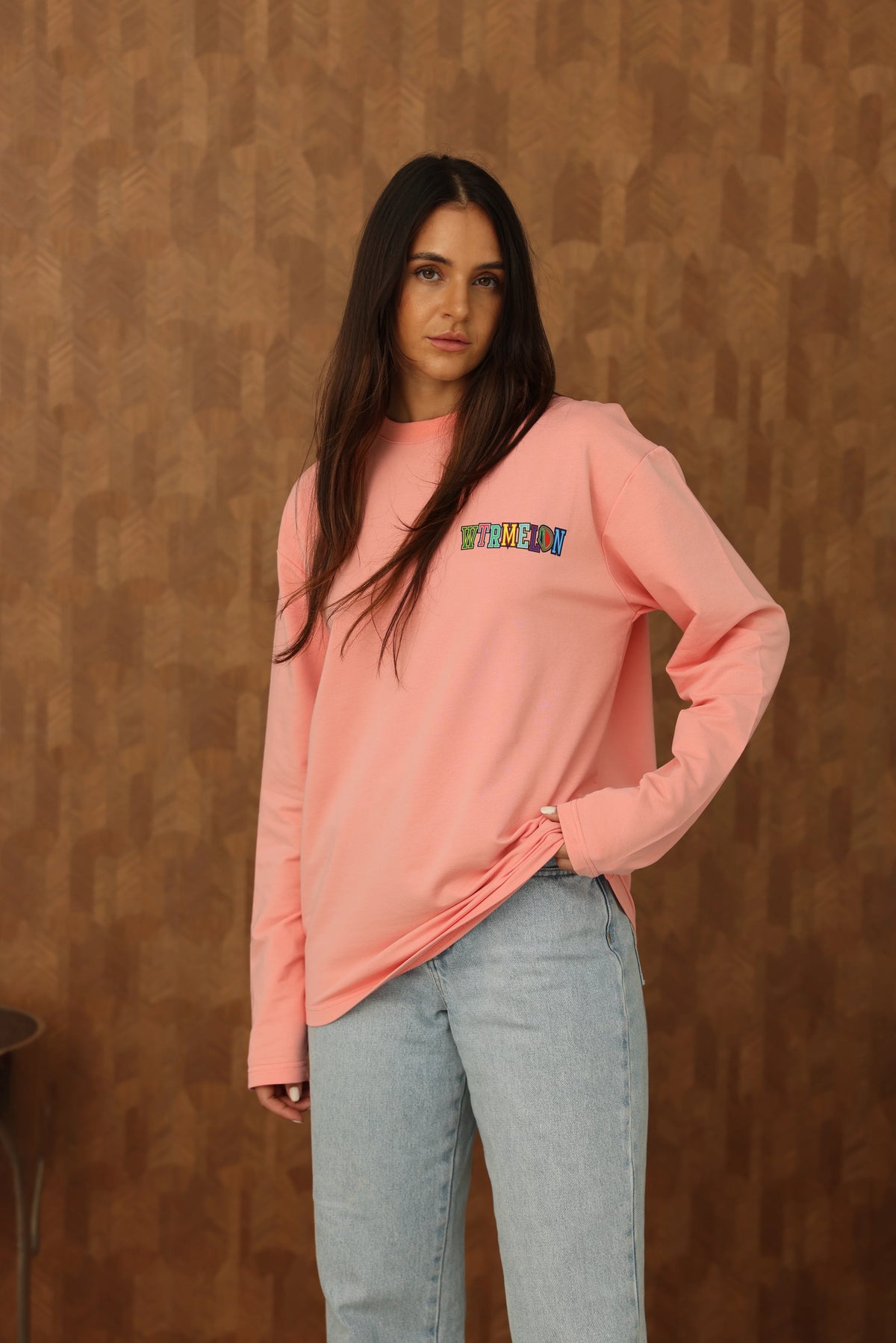 the-forbidden-phrase-v2-long-sleeve-coral full studio photograph 376