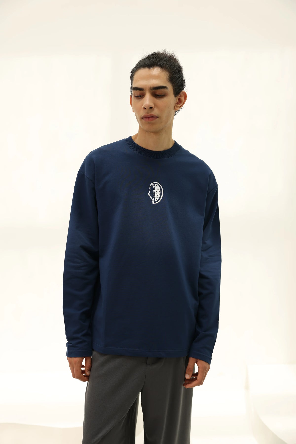 just-do-it-long-sleeve-navy full studio photograph 765