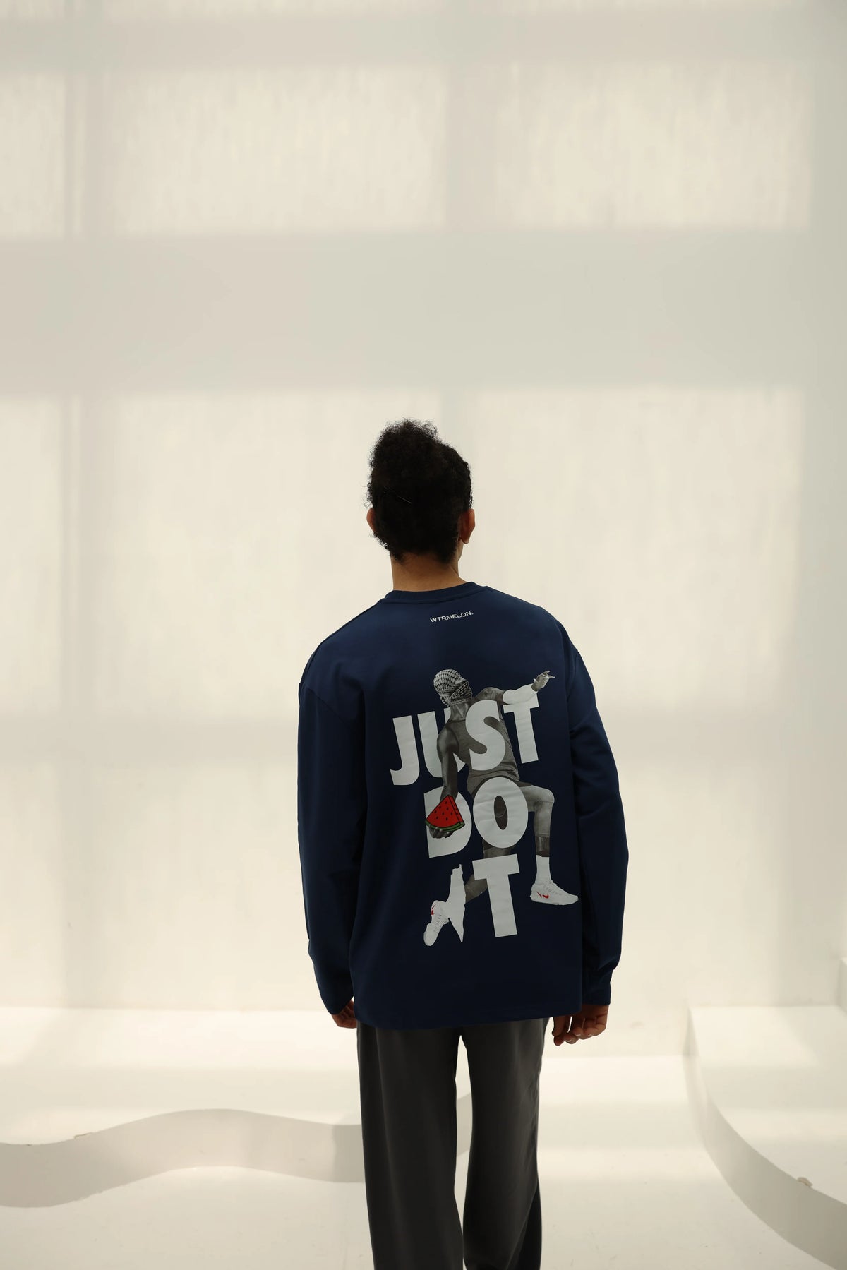 just-do-it-long-sleeve-navy full studio photograph 783