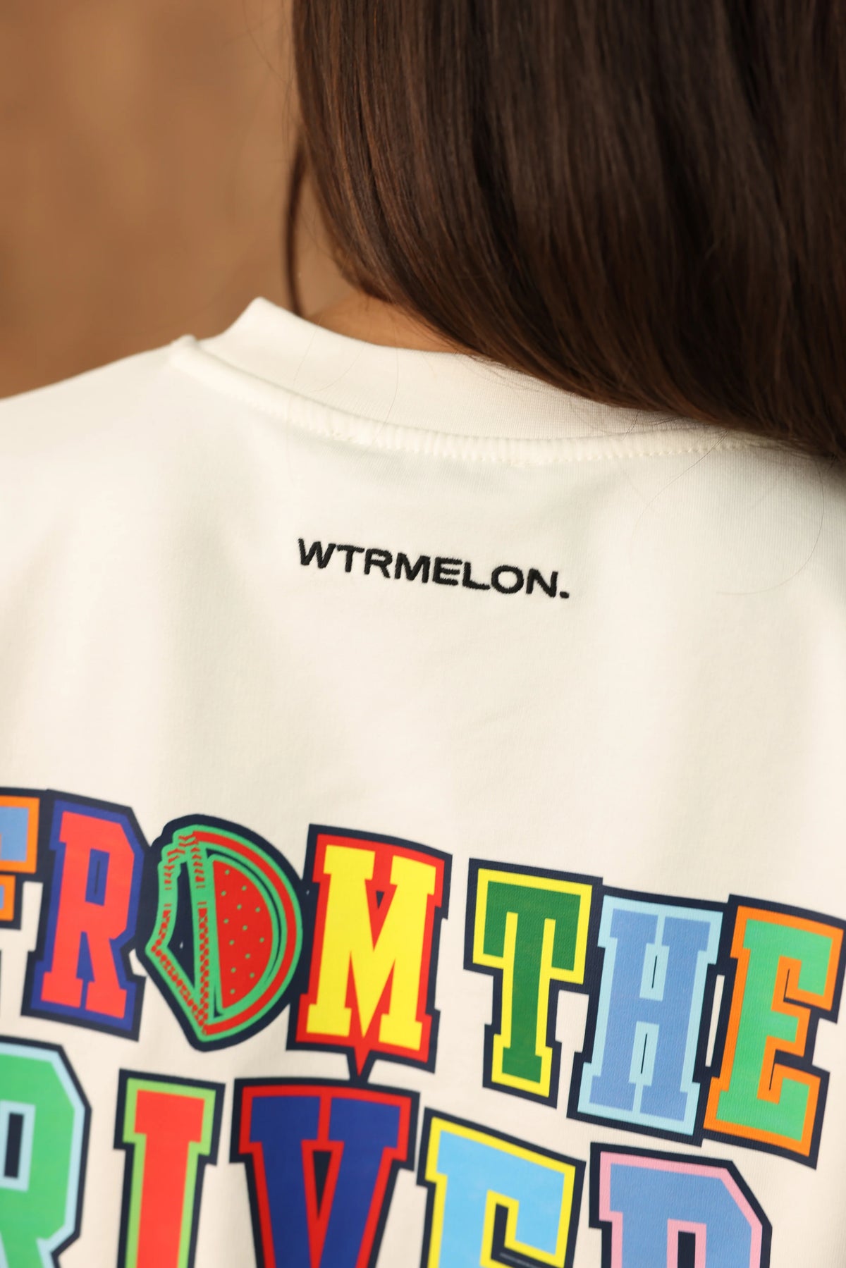The Forbidden Phrase V2 Long Sleeve - Off White studio fit and design view